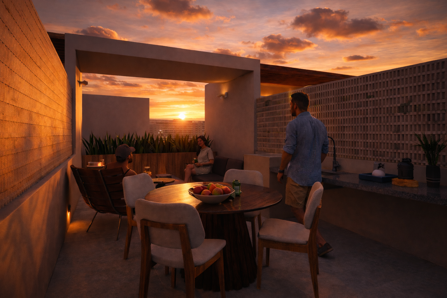 Roof Garden vista 1